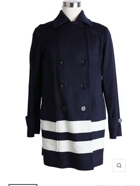 NWT Loro Piana Maxfield Wool Double Breasted Dress Coat